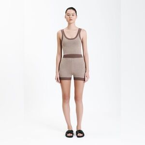Nude Lucy Nude Active Tank in Slit - Size S